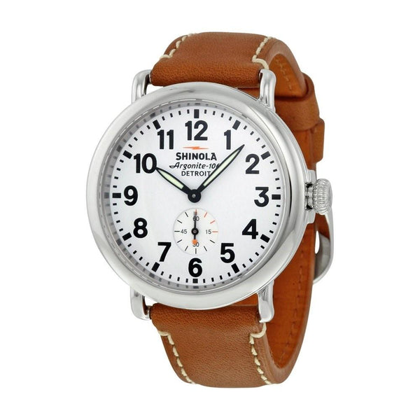 Shinola Men's S0100109 The Runwell Brown Leather Watch