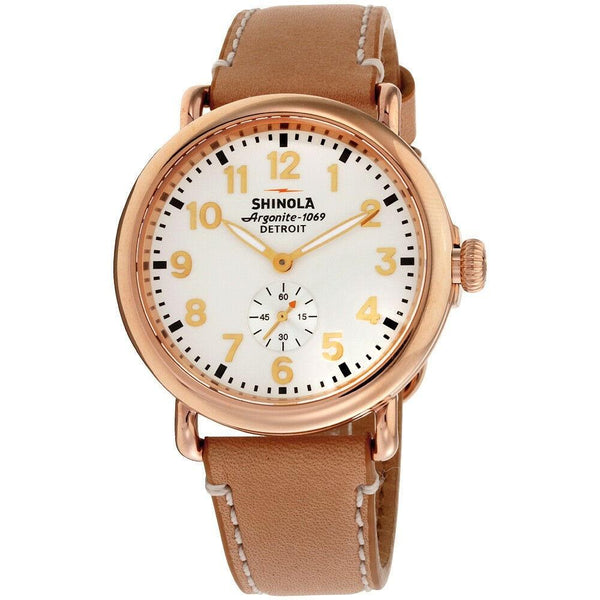 Shinola Women's S0110000018 The Runwell Brown Leather Watch
