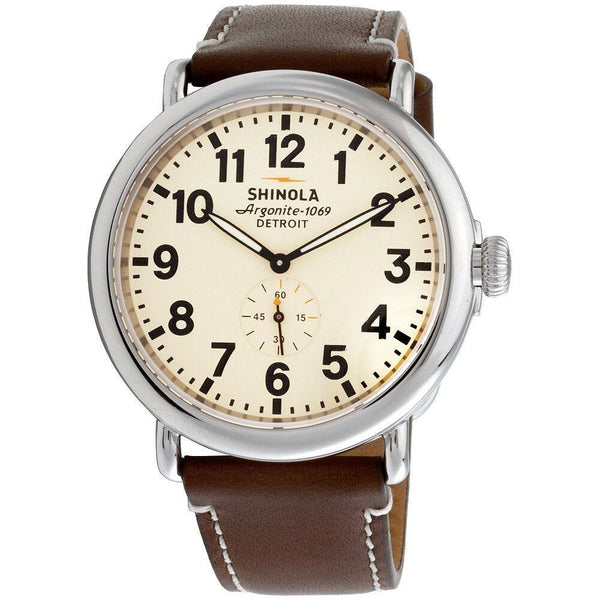Shinola Men's S0110000039 The Runwell Brown Leather Watch