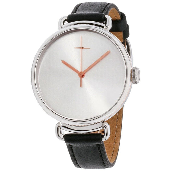 Shinola Women's S0120065379 The Canfield Black Leather Watch