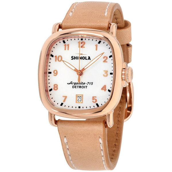 Shinola Women's S0120089894 The Guardian Brown Leather Watch