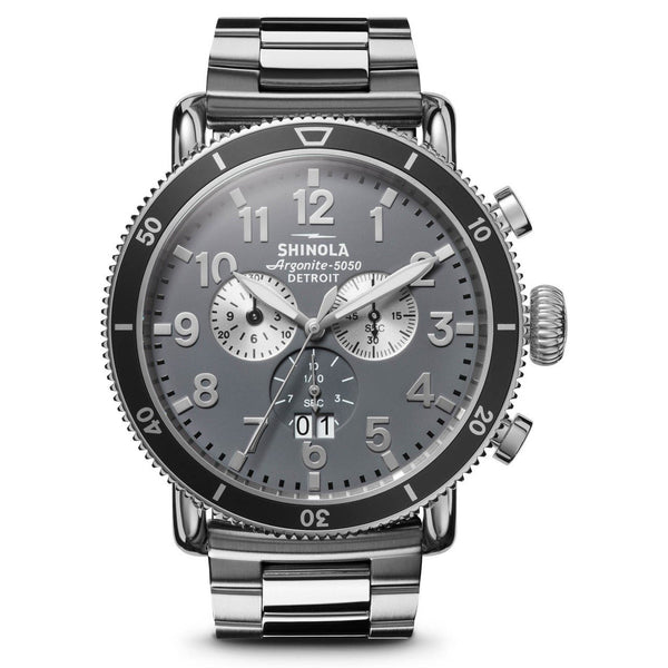 Shinola Men's S0120121780 The Runwell Chronograph Stainless Steel Watch