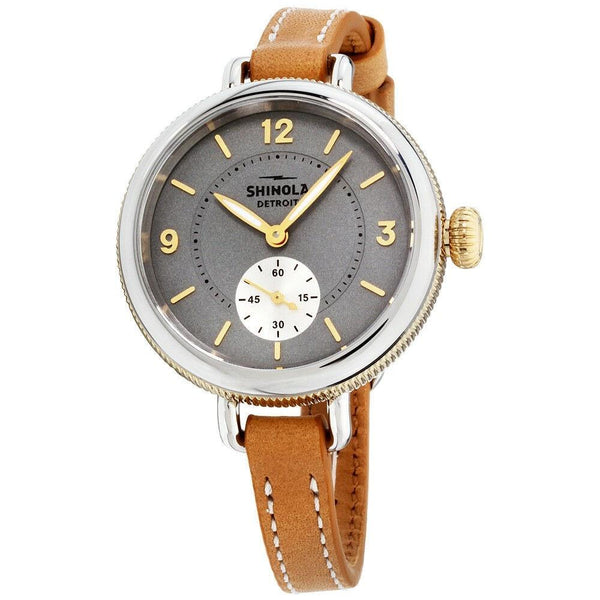 Shinola Women's S0120121836 The Birdy Brown Leather Watch