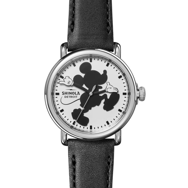 Shinola Women's S0120127279 The Runwell Black Leather Watch