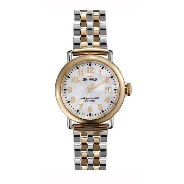 Shinola Women's S0200037 The Runwell Two-Tone Stainless Steel Watch