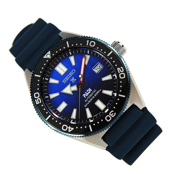 Seiko Men's SBDC055 Prospex Blue Resin Watch