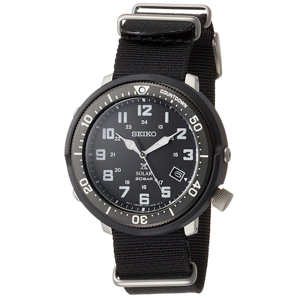 Seiko Men's SBDJ027J1 Prospex Black Nylon Watch