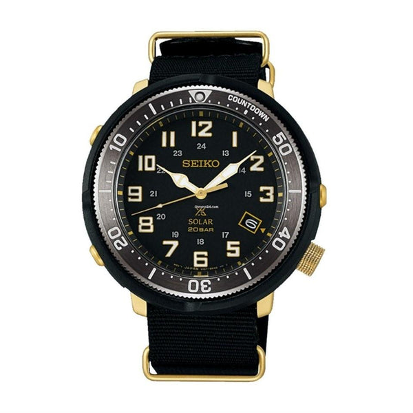 Seiko Men's SBDJ028J1 Prospex Black Nylon Watch