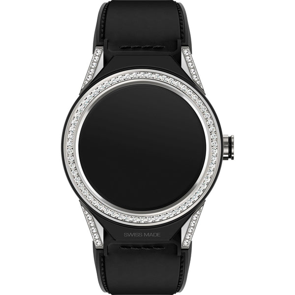 Tag Heuer Men's SBF8A8011.62FT6079 Connected Modular 45 Black Rubber with Leather Outer Lining Watch