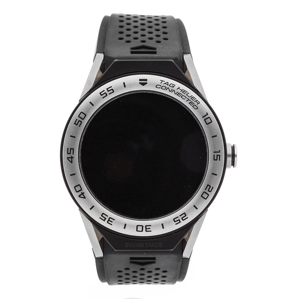 Tag Heuer Men's SBF8A8014.11FT6076 Connected Modular 45 Black Rubber Watch