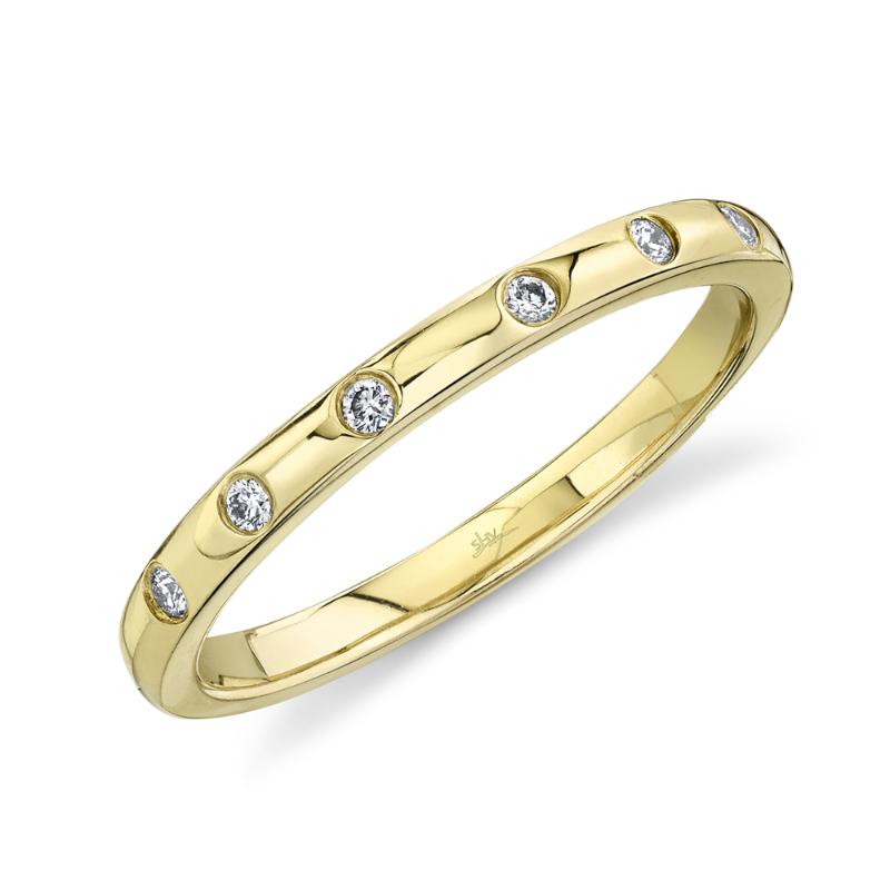 SC22007484 Kate Lady's Diamond Band In 14 Karat Yellow Gold