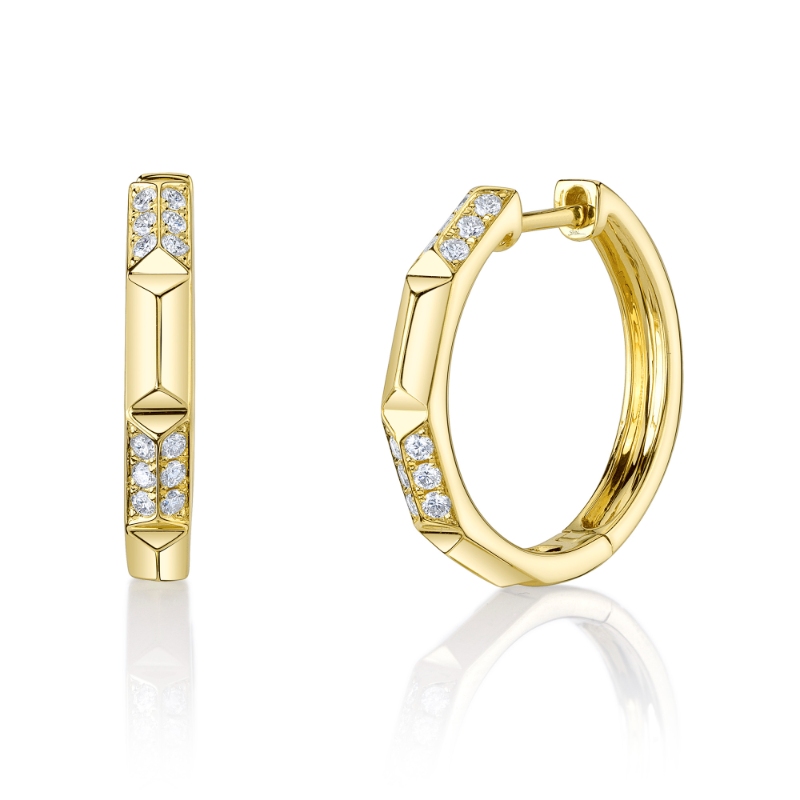 SC55026729D0.75 Kate Collection Small Hoop Earrings In 14 Karat Yellow Gold