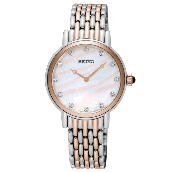 Seiko Women's SFQ806 Damen Two-Tone Stainless Steel Watch