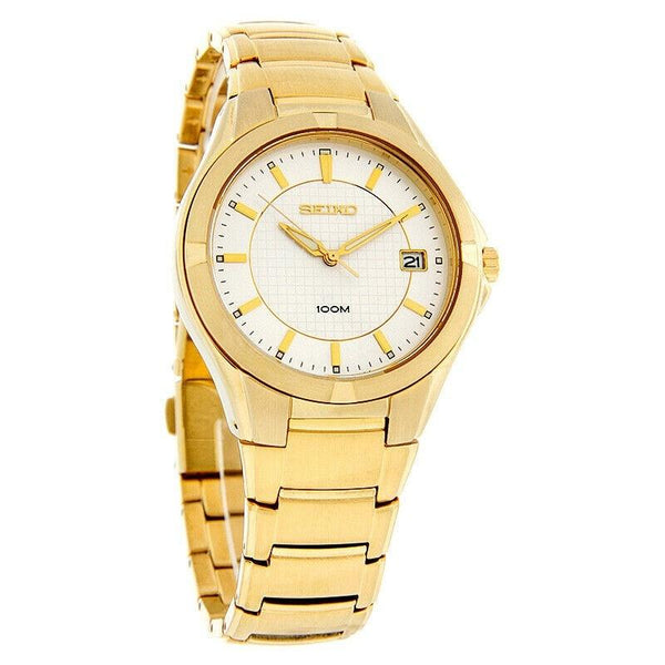 Seiko Men's SGEE02 Sports Gold-Tone Stainless Steel Watch
