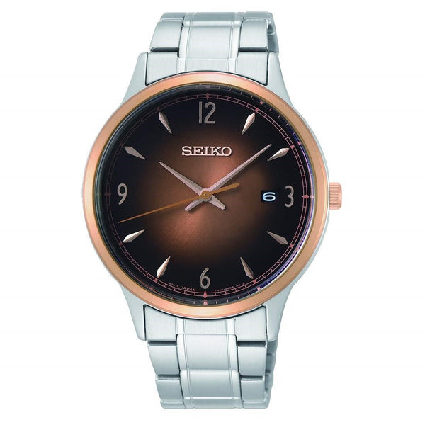 Seiko Men's SGEH90 Classic Stainless Steel Watch