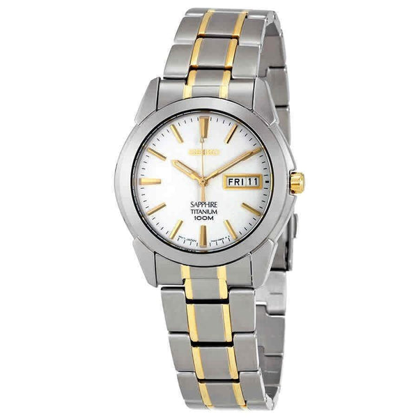 Seiko Men's SGG733 Titanium Two-Tone Titanium Watch
