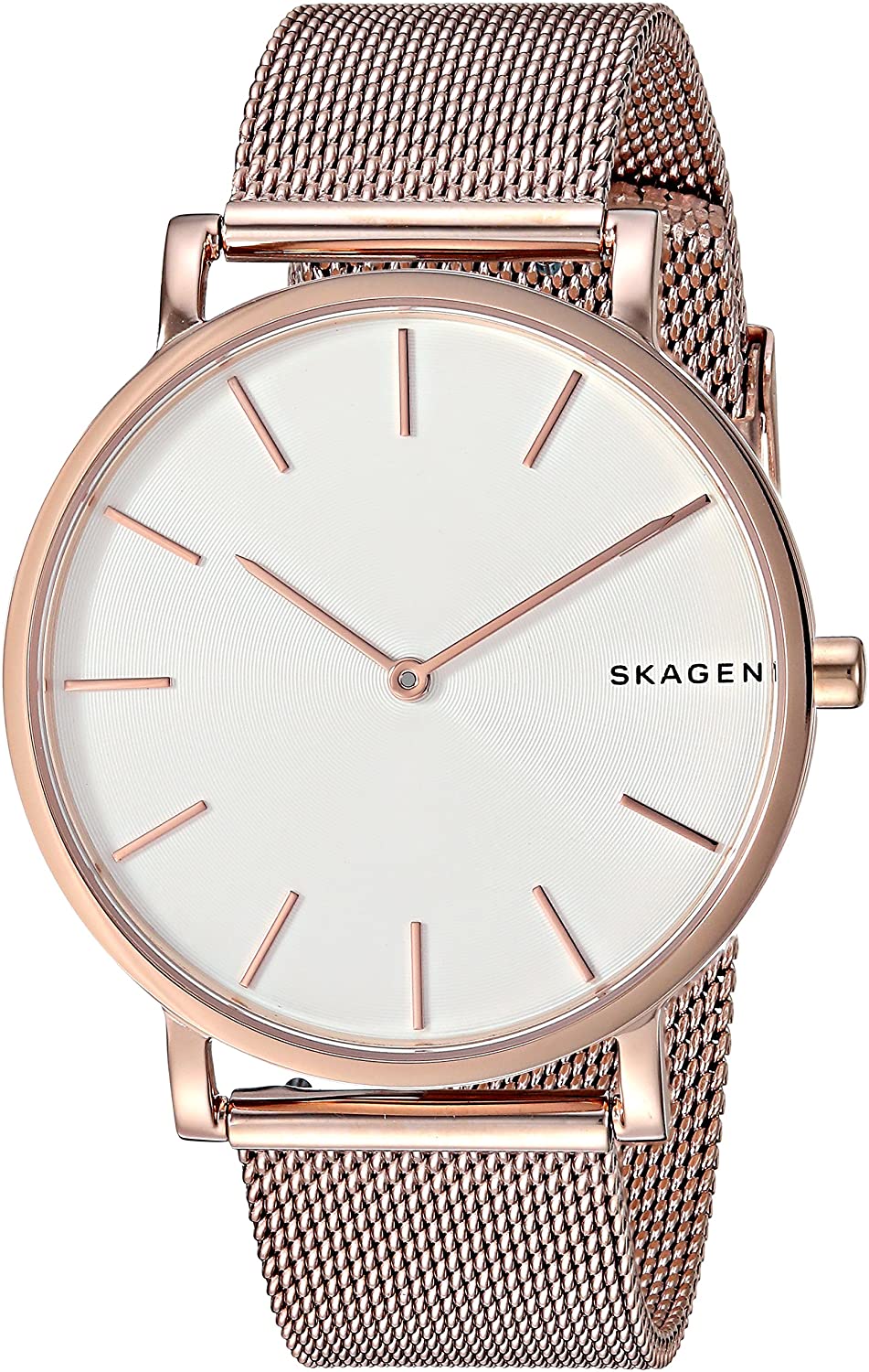 Hagen Slim Mesh Watch (Rose-Gold)