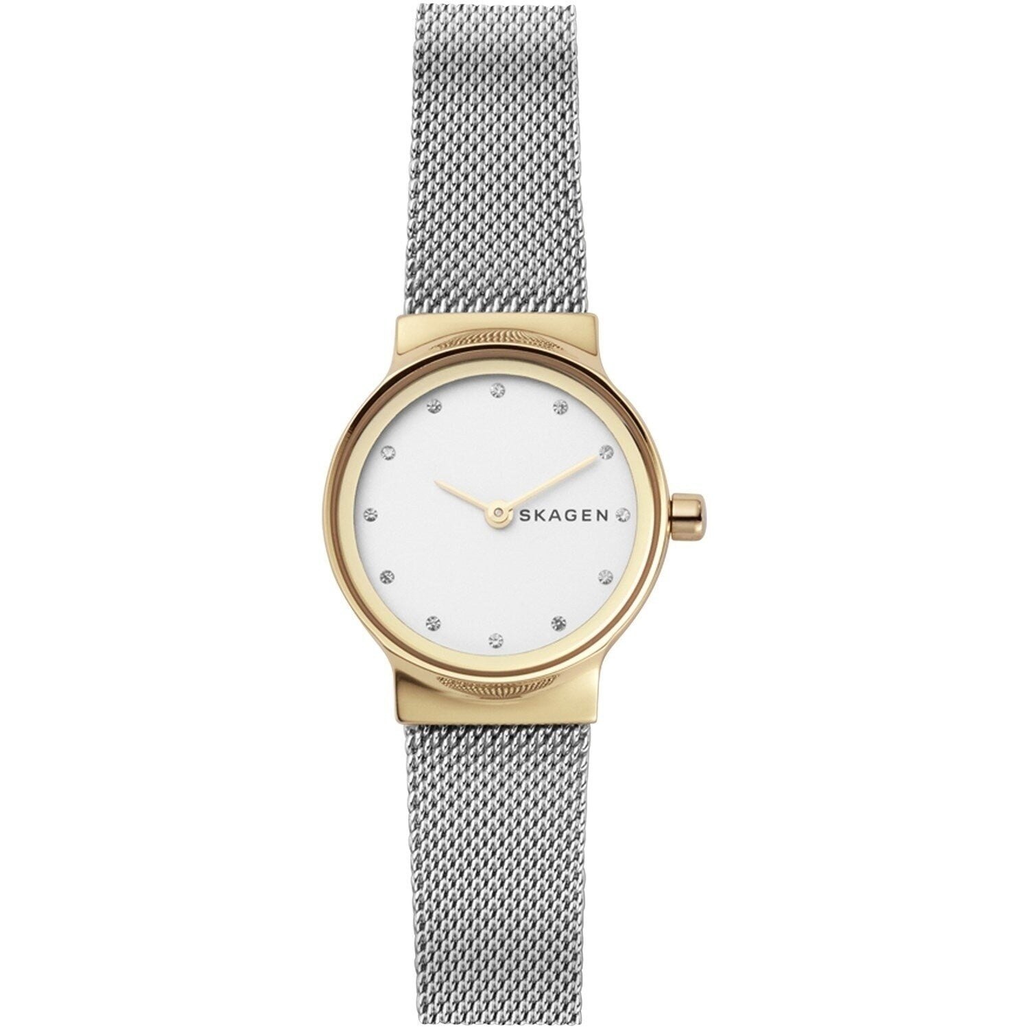 Freja Two-Tone Mesh Watch (Silver/Gold)