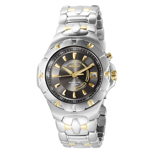 Seiko Men's SKA192 Kinetic Two-Tone Stainless Steel Watch
