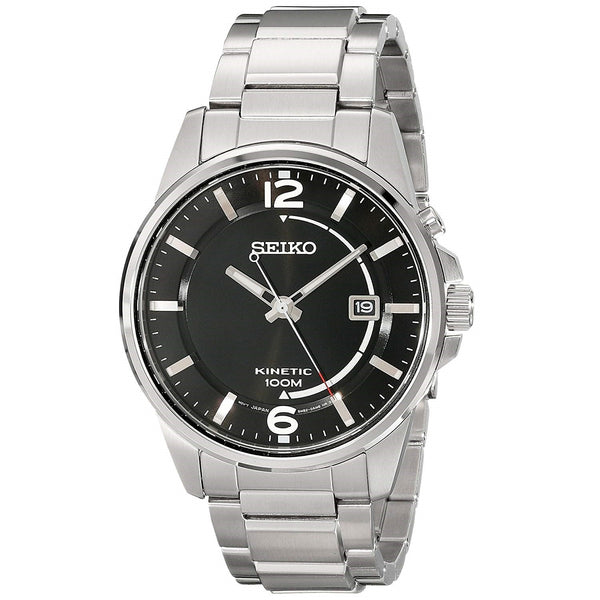 Seiko Men's SKA671 Kinetic Stainless Steel Watch