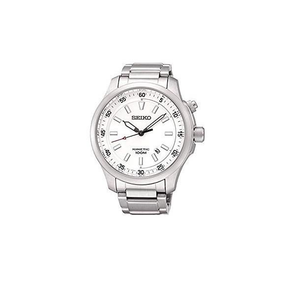 Seiko Men's SKA683 Kinetic Stainless Steel Watch