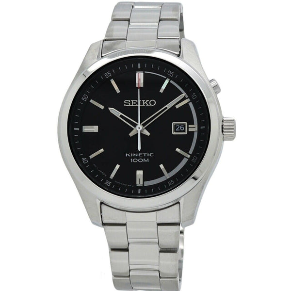 Seiko Men's SKA719 Kinetic Stainless Steel Watch