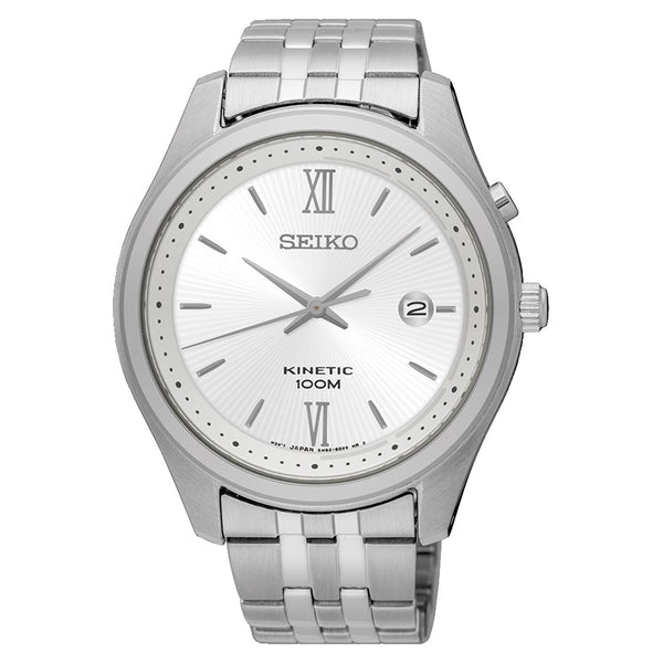 Seiko Men's SKA767 Kinetic Stainless Steel Watch