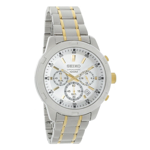 Seiko Men's SKS607 Chronograph Chronograph Two-Tone Stainless Steel Watch