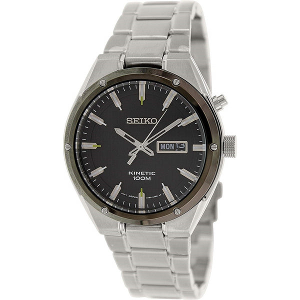 Seiko Men's SMY151 Kinetic Stainless Steel Watch
