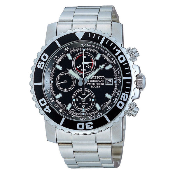 Seiko Men's SNA225 Chronograph Stainless Steel Watch