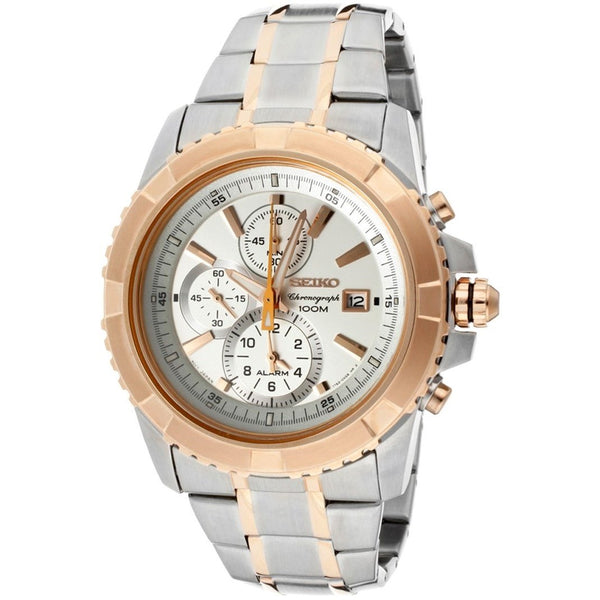 Seiko Men's SNAE08 Lord Chronograph Two-Tone Stainless Steel Watch