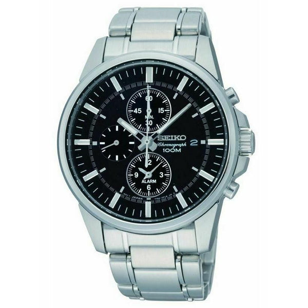 Seiko Men's SNAF03 Chronograph  Chronograph Stainless Steel Watch