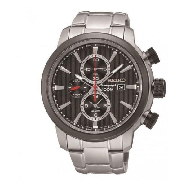 Seiko Men's SNAF47 Chronograph Chronograph Stainless Steel Watch