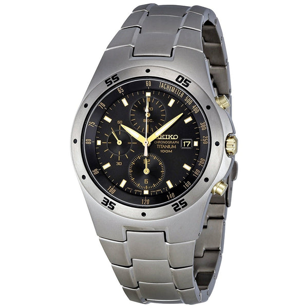 Seiko Men's SND451 Chronograph Titanium Watch