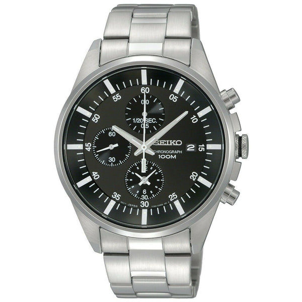 Seiko Men's SNDC81 Chronograph Chronograph Stainless Steel Watch