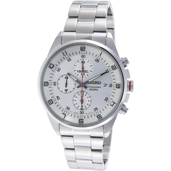 Seiko Men's SNDC87 Chronograph Chronograph Stainless Steel Watch