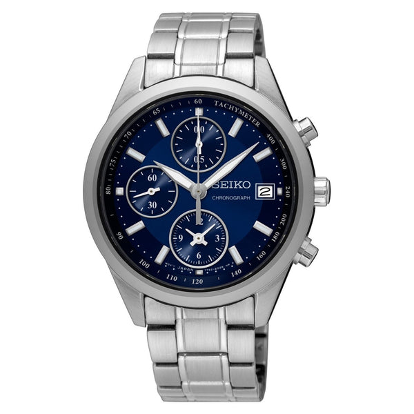 Seiko Women's SNDV53 Chronograph Stainless Steel Watch