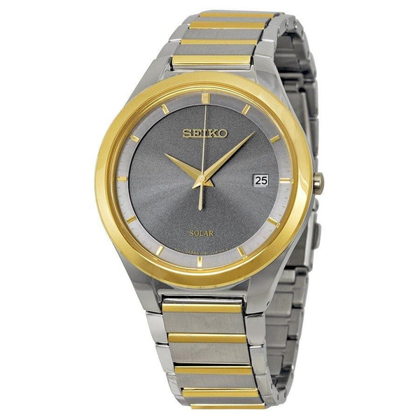 Seiko Men's SNE242 Core Two-Tone Stainless Steel Watch