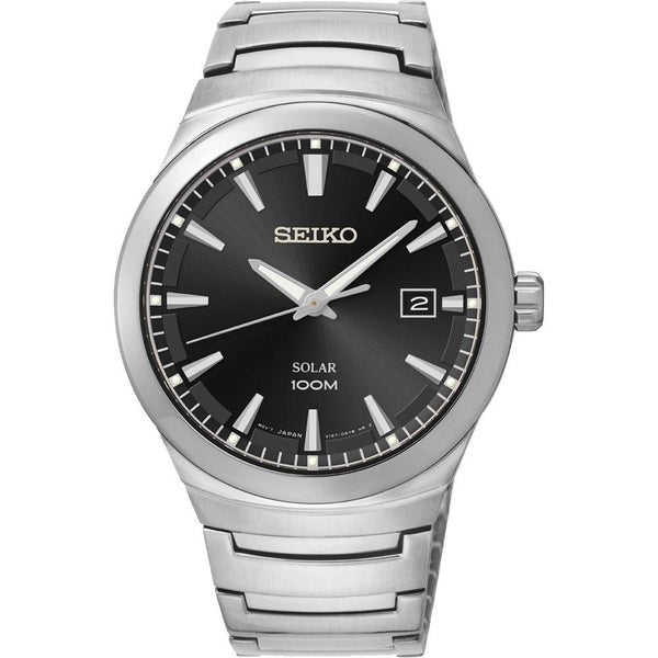 Seiko Men's SNE291 Solar Stainless Steel Watch