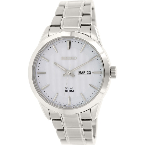 Seiko Men's SNE359 Solar Stainless Steel Watch
