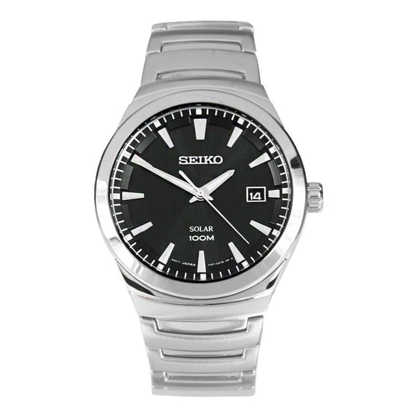 Seiko Men's SNE387 Solar Stainless Steel Watch