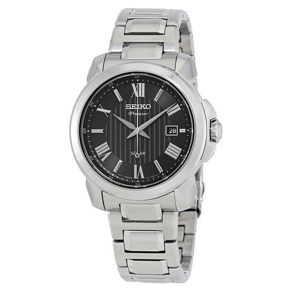 Seiko Men's SNE455 Premier Stainless Steel Watch