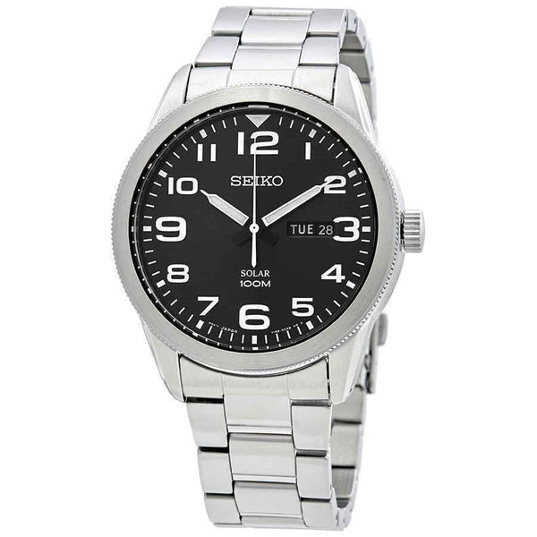 Seiko Men's SNE471 Solar Stainless Steel Watch