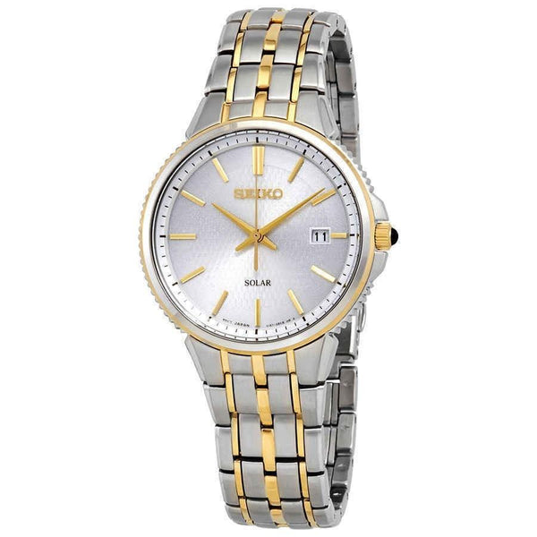 Seiko Men's SNE508 Solar Two-Tone Stainless Steel Watch