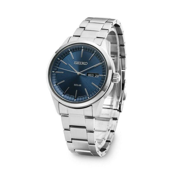 Seiko Men's SNE525 Solar Stainless Steel Watch