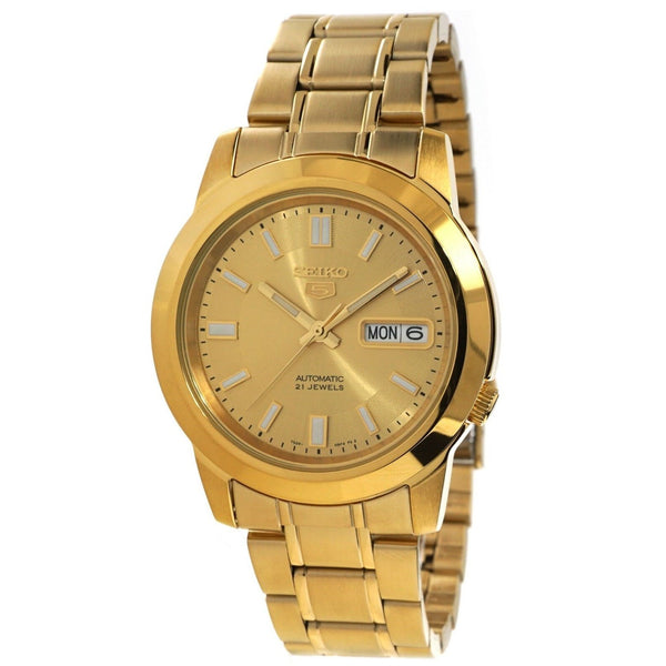 Seiko Men's SNKK20 Seiko 5 Gold-Tone Stainless Steel Watch