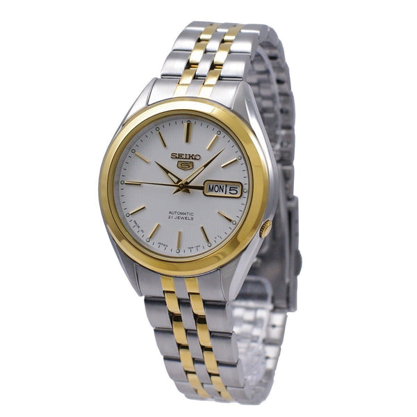 Seiko Men's SNKL24J1 Seiko 5 Two-Tone Stainless Steel Watch