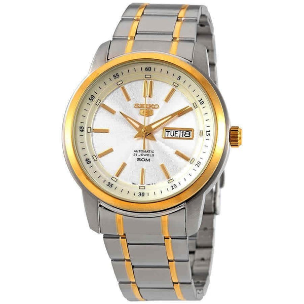 Seiko Men's SNKM92 Series 5 Two-Tone Stainless Steel Watch