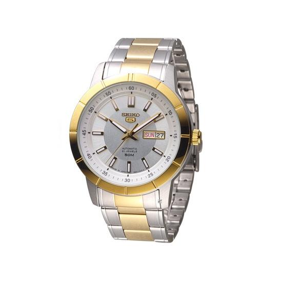 Seiko Men's SNKN58 Series 5 Two-Tone Stainless Steel Watch