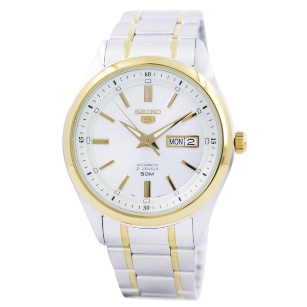 Seiko Men's SNKN92 Series 5 Two-Tone Stainless Steel Watch